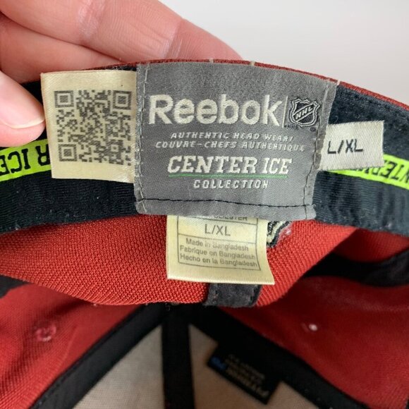 Arizona Coyotes NHL Red Reebok Stretch Fitted Hat Mens L/XL - Picture 5 of 5
